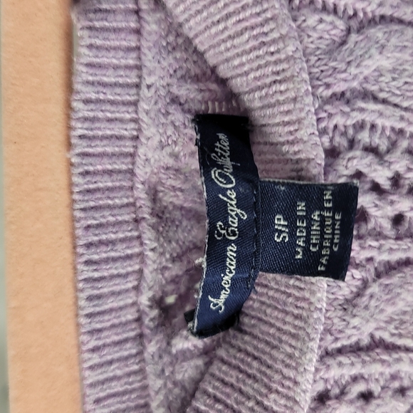American Eagle Outfitters Lavender Sweater, women's small - Picture 3 of 5
